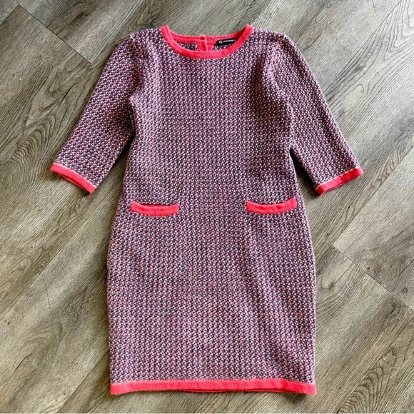 NOMADICO CASHMERE Dresses & Skirts - Nomadico Cashmere Bodycon Sweater Dress Half-Sleeve Crewneck Pockets Size S